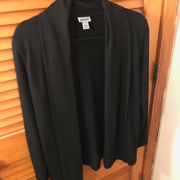 DKNY Black Cover up Sweater - Picture 2 of 7